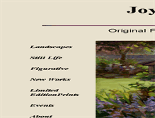 Tablet Screenshot of joycelawrenceart.ihoststudio.com